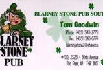 blarney stone business card